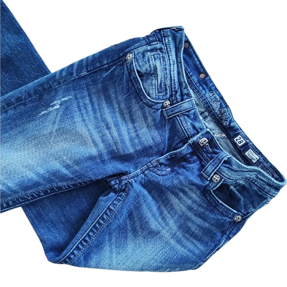 Miss Me Straight Leg Jeans - Picture 3 of 15